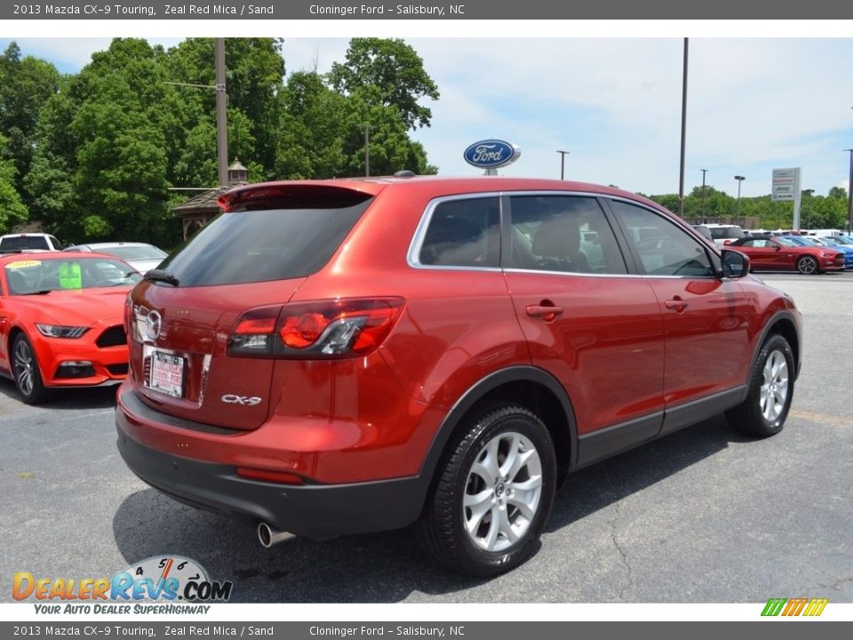 2013 Mazda CX-9 Touring Zeal Red Mica / Sand Photo #3