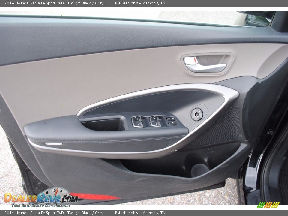 2014 Hyundai Santa Fe Sport FWD Twilight Black / Gray Photo #10