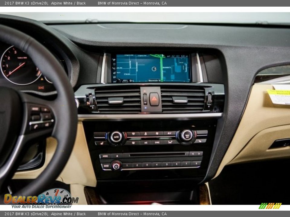 2017 BMW X3 sDrive28i Alpine White / Black Photo #5