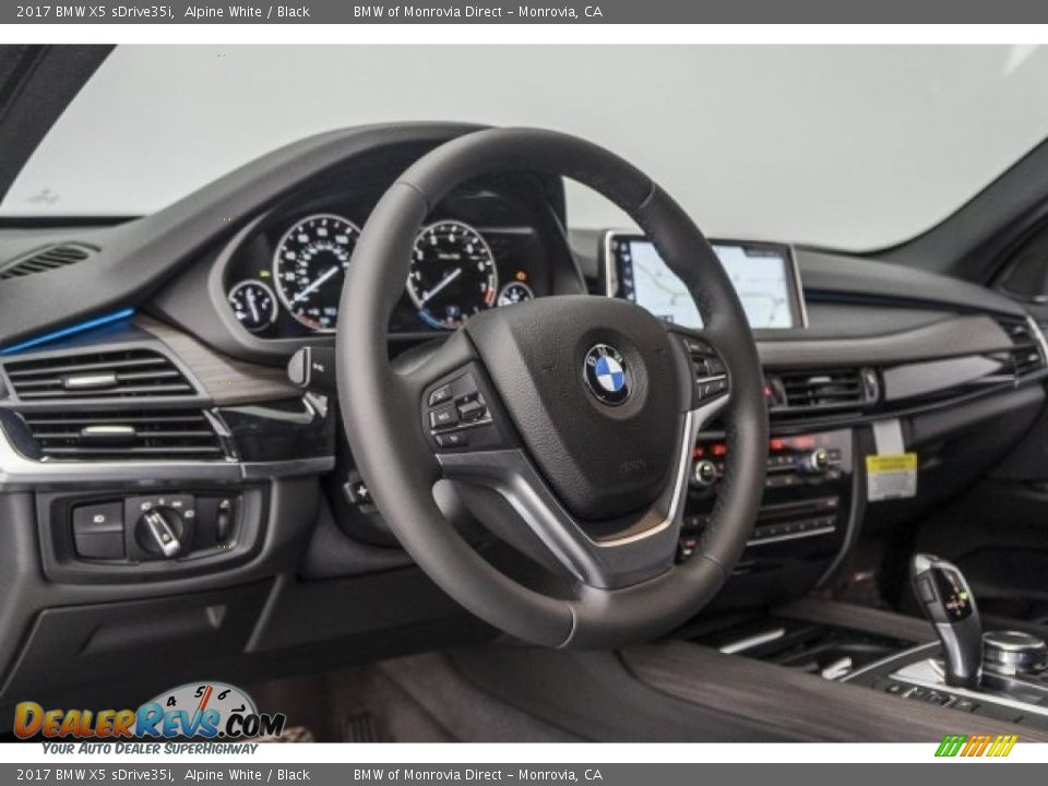 2017 BMW X5 sDrive35i Alpine White / Black Photo #5
