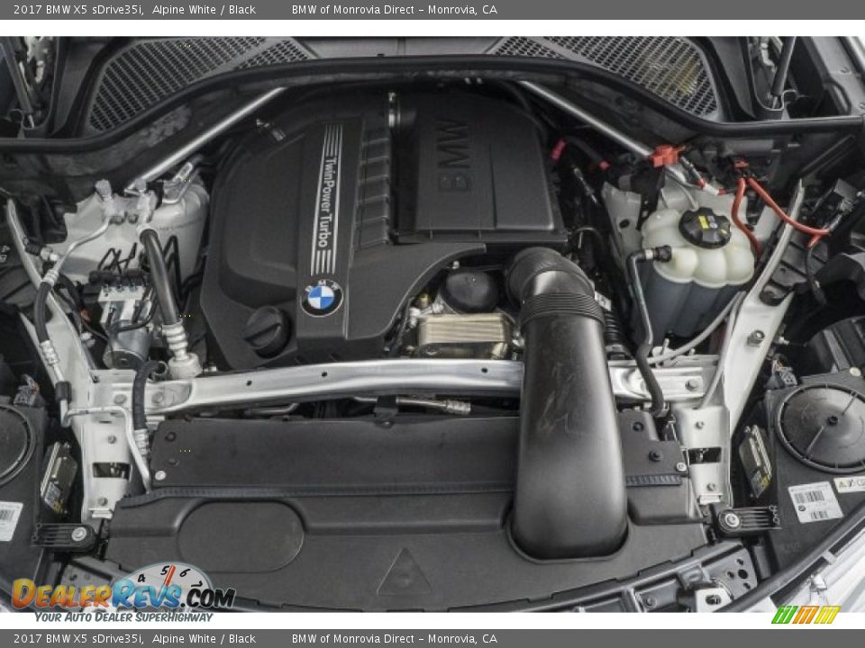 2017 BMW X5 sDrive35i Alpine White / Black Photo #8