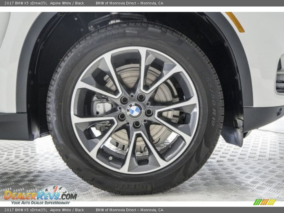 2017 BMW X5 sDrive35i Alpine White / Black Photo #9