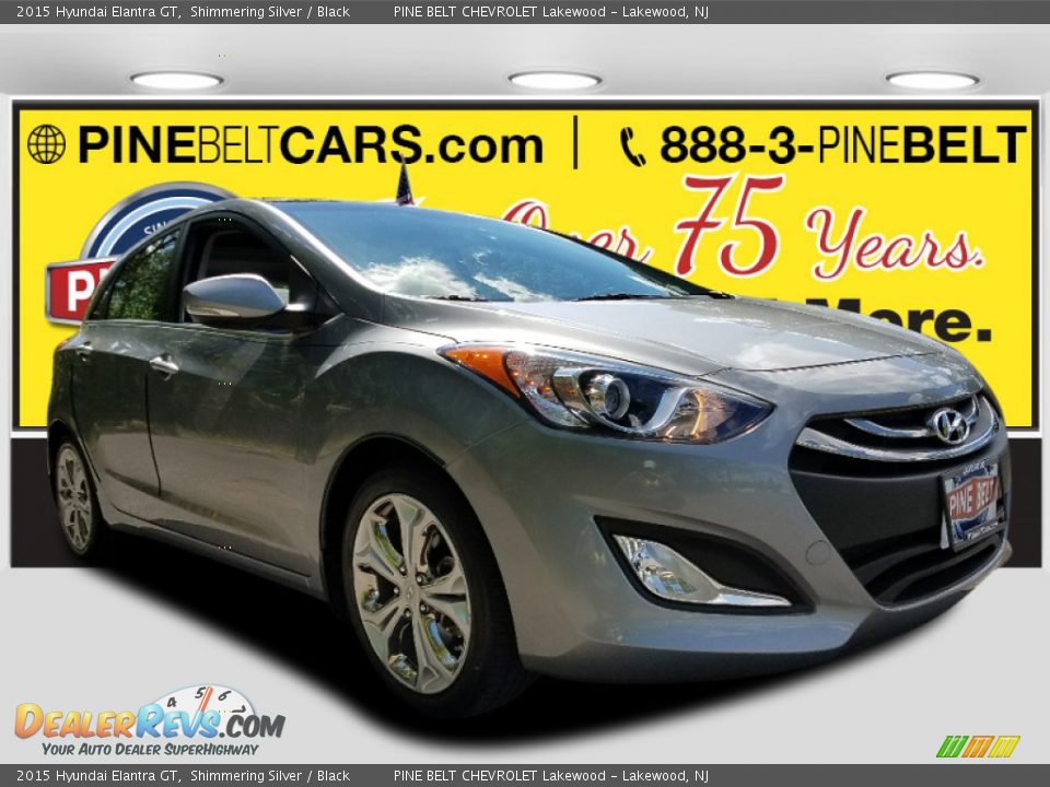 2015 Hyundai Elantra GT Shimmering Silver / Black Photo #1