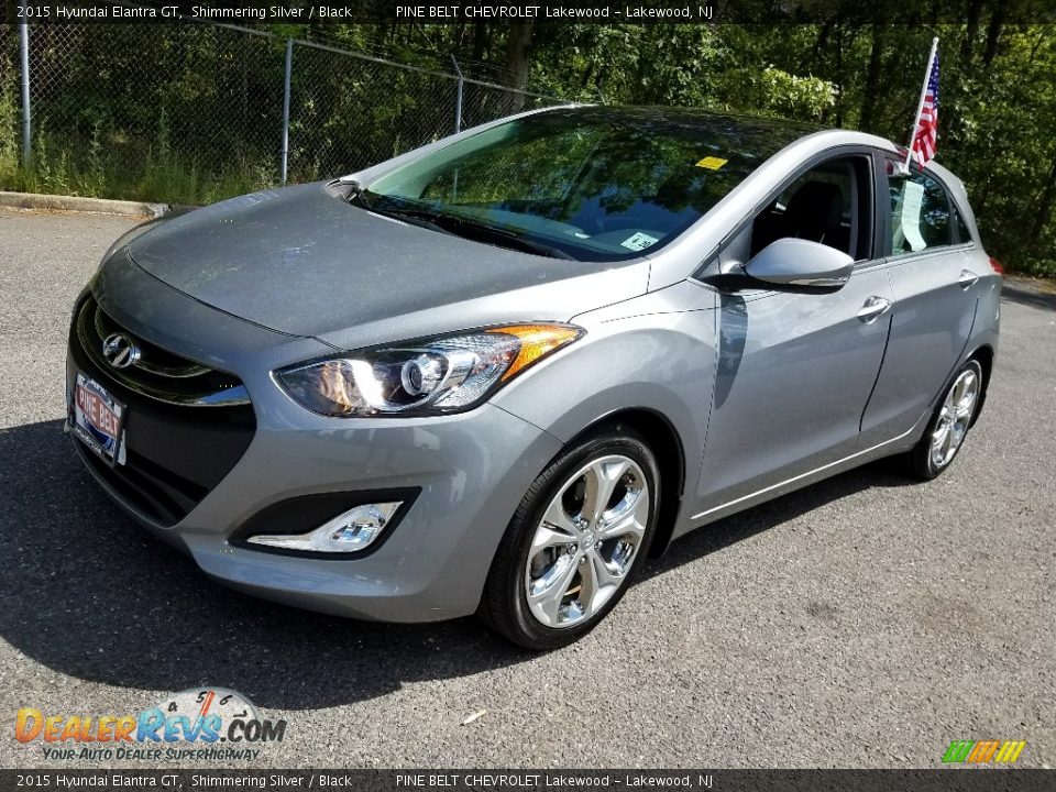 2015 Hyundai Elantra GT Shimmering Silver / Black Photo #3