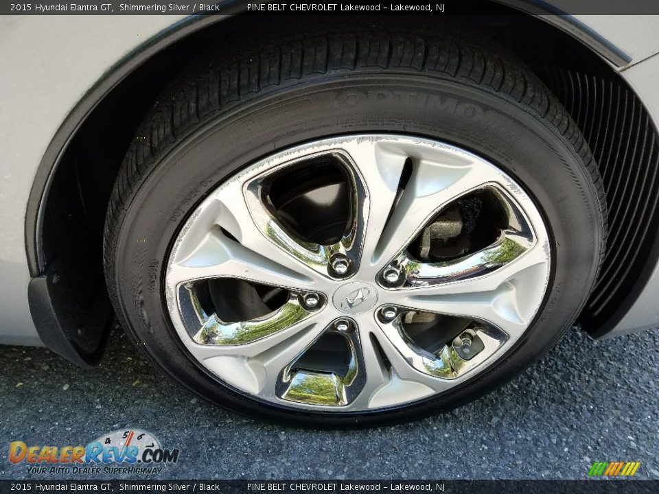 2015 Hyundai Elantra GT Shimmering Silver / Black Photo #4