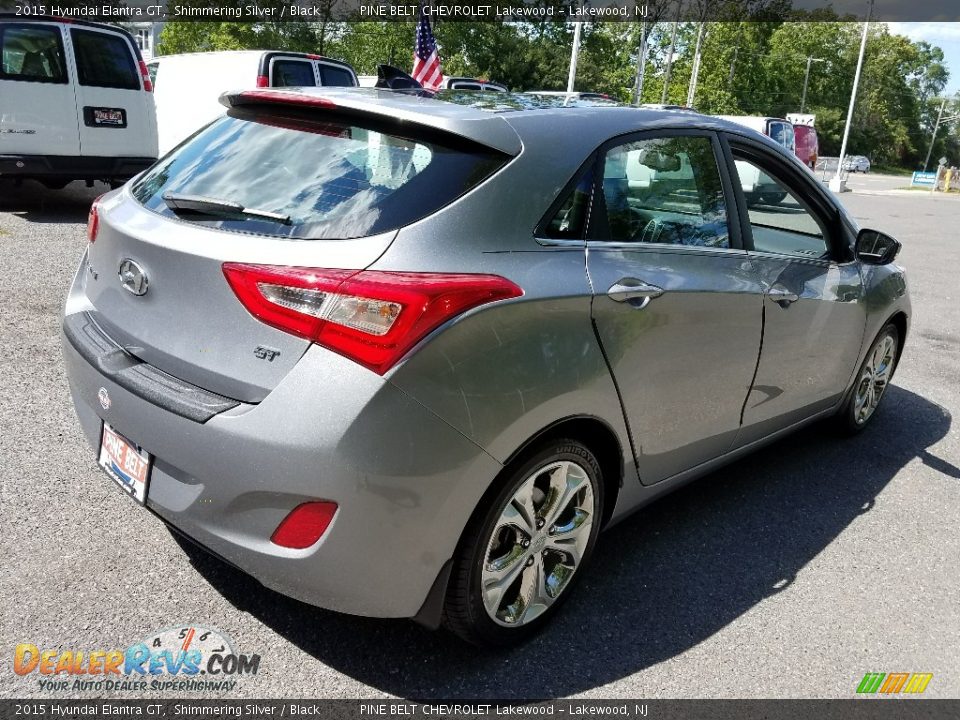 2015 Hyundai Elantra GT Shimmering Silver / Black Photo #7