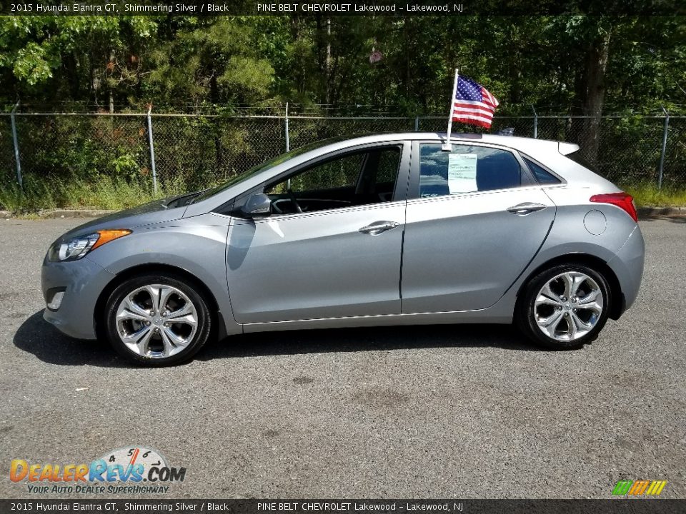 2015 Hyundai Elantra GT Shimmering Silver / Black Photo #12