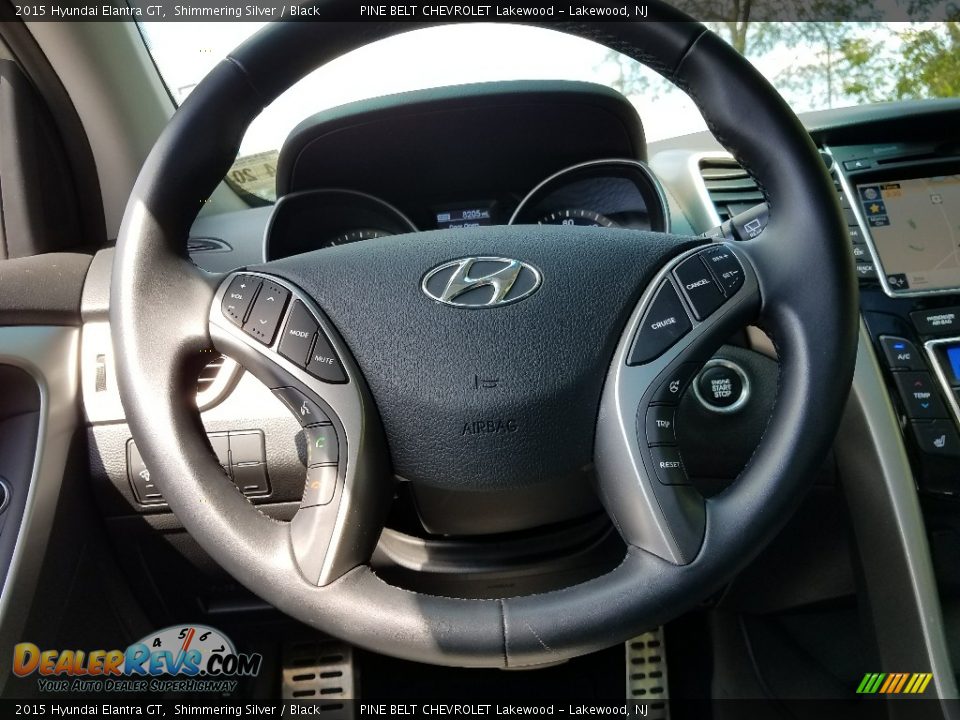 2015 Hyundai Elantra GT Shimmering Silver / Black Photo #16