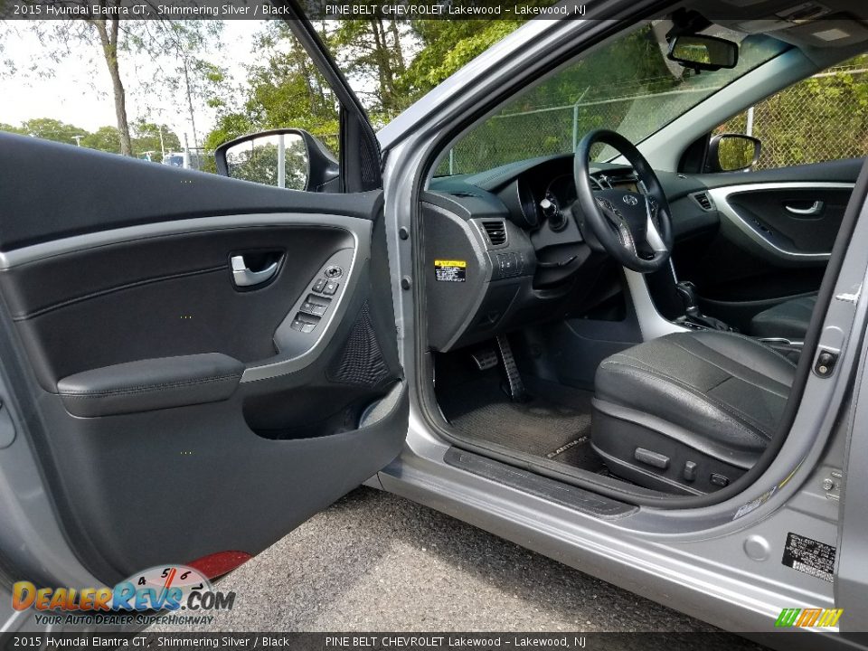 2015 Hyundai Elantra GT Shimmering Silver / Black Photo #18