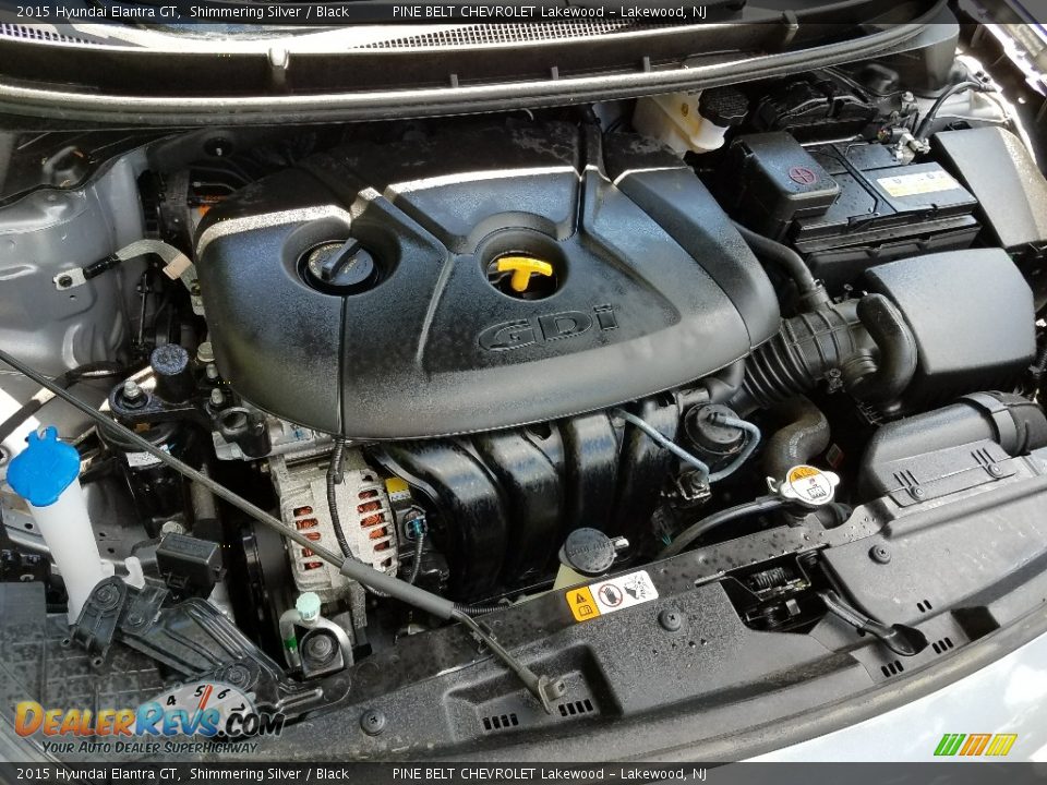 2015 Hyundai Elantra GT Shimmering Silver / Black Photo #27