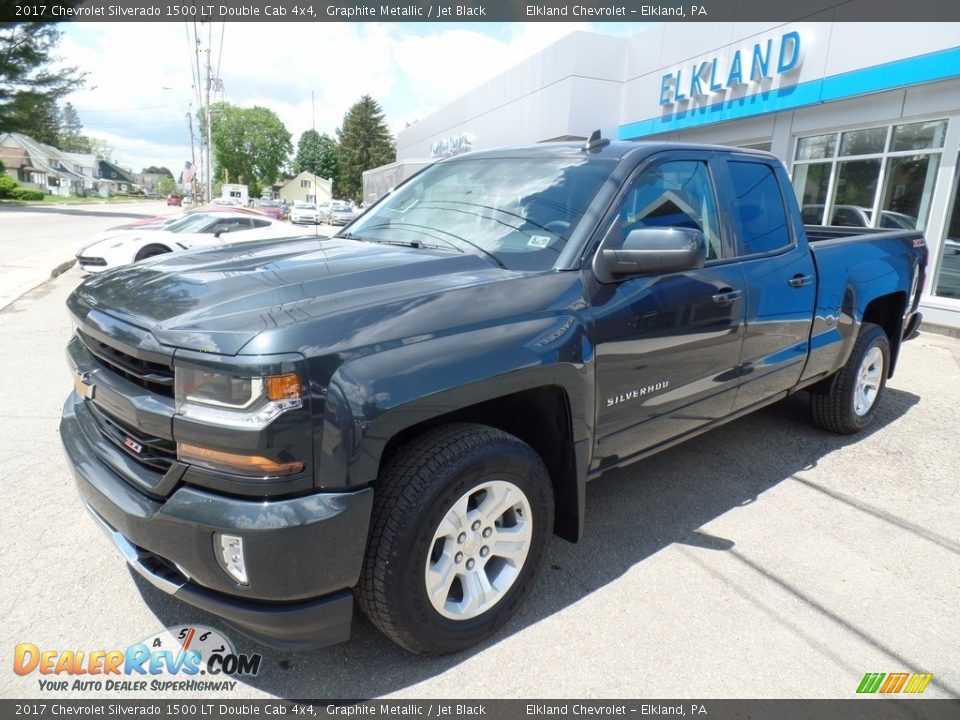 2017 Chevrolet Silverado 1500 LT Double Cab 4x4 Graphite Metallic / Jet Black Photo #1