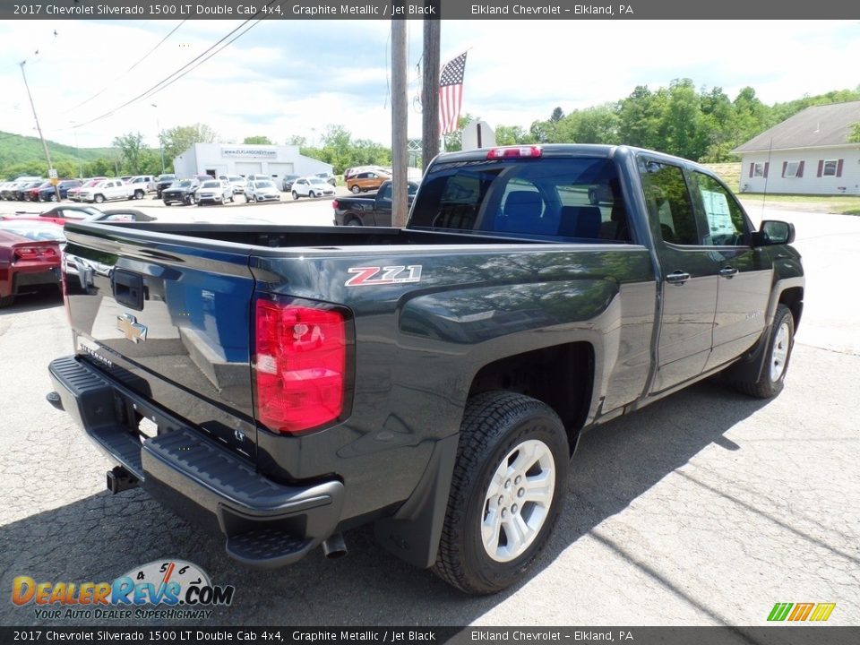 2017 Chevrolet Silverado 1500 LT Double Cab 4x4 Graphite Metallic / Jet Black Photo #5