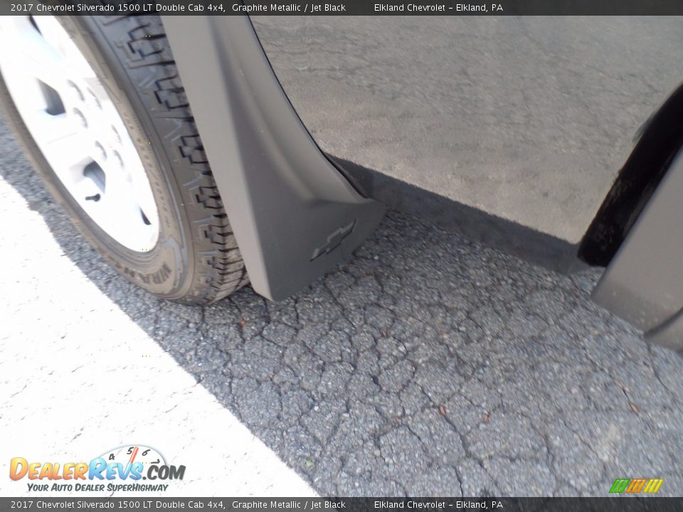 2017 Chevrolet Silverado 1500 LT Double Cab 4x4 Graphite Metallic / Jet Black Photo #10