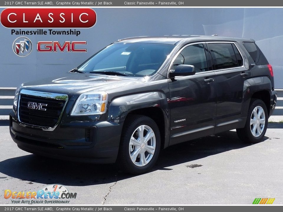 2017 GMC Terrain SLE AWD Graphite Gray Metallic / Jet Black Photo #1