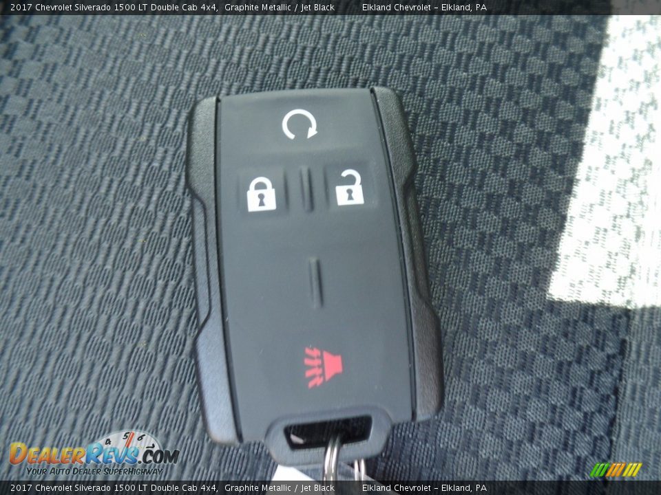 2017 Chevrolet Silverado 1500 LT Double Cab 4x4 Graphite Metallic / Jet Black Photo #18