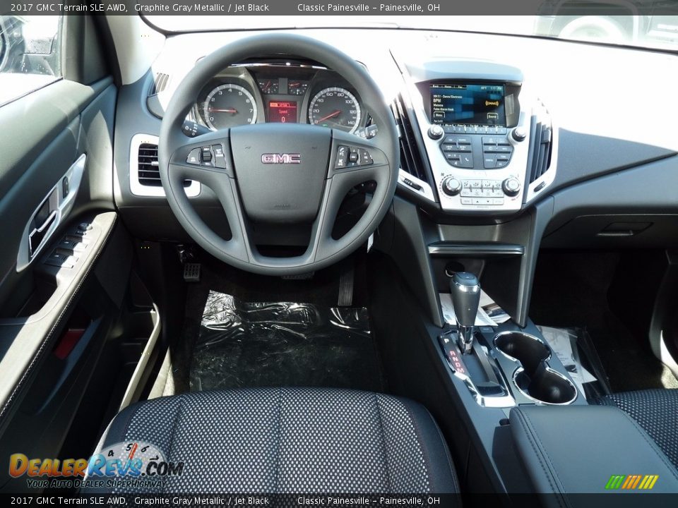 2017 GMC Terrain SLE AWD Graphite Gray Metallic / Jet Black Photo #8