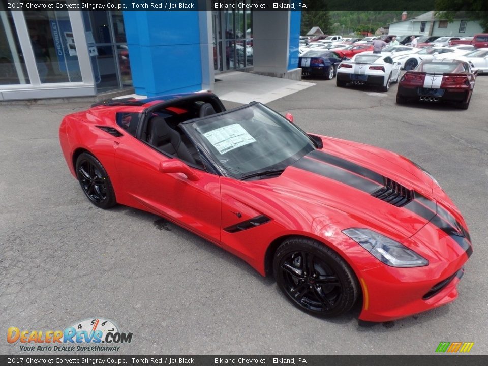 2017 Chevrolet Corvette Stingray Coupe Torch Red / Jet Black Photo #6