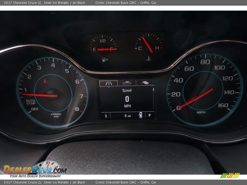 2017 Chevrolet Cruze LS Silver Ice Metallic / Jet Black Photo #13