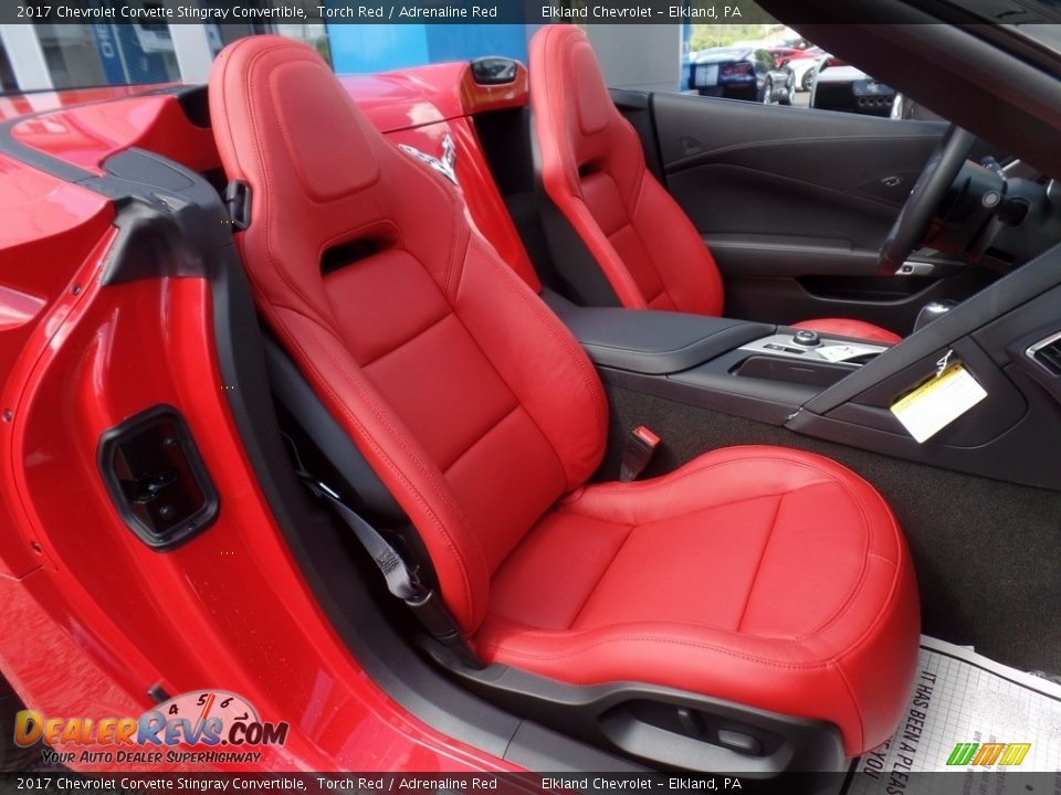 2017 Chevrolet Corvette Stingray Convertible Torch Red / Adrenaline Red Photo #15