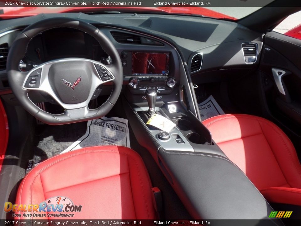 2017 Chevrolet Corvette Stingray Convertible Torch Red / Adrenaline Red Photo #18