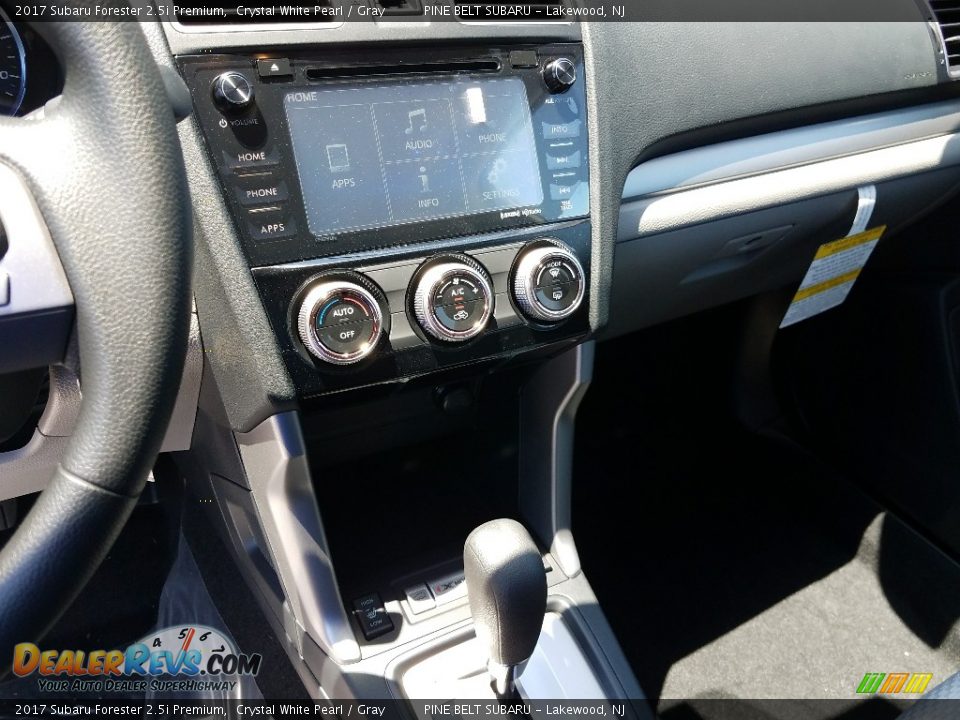 2017 Subaru Forester 2.5i Premium Crystal White Pearl / Gray Photo #10