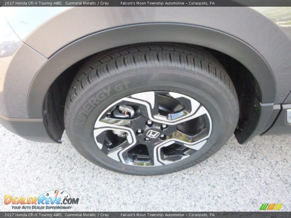 2017 Honda CR-V Touring AWD Gunmetal Metallic / Gray Photo #7