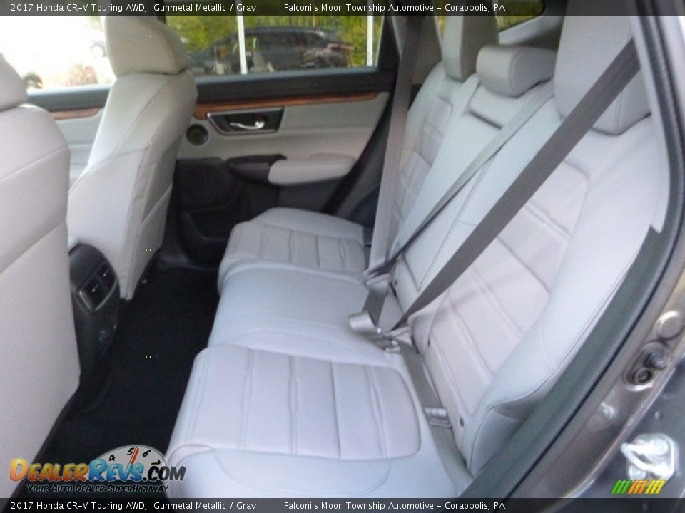 2017 Honda CR-V Touring AWD Gunmetal Metallic / Gray Photo #9