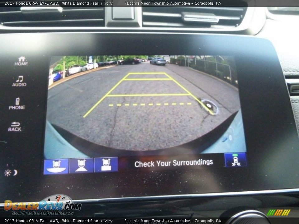 2017 Honda CR-V EX-L AWD White Diamond Pearl / Ivory Photo #15