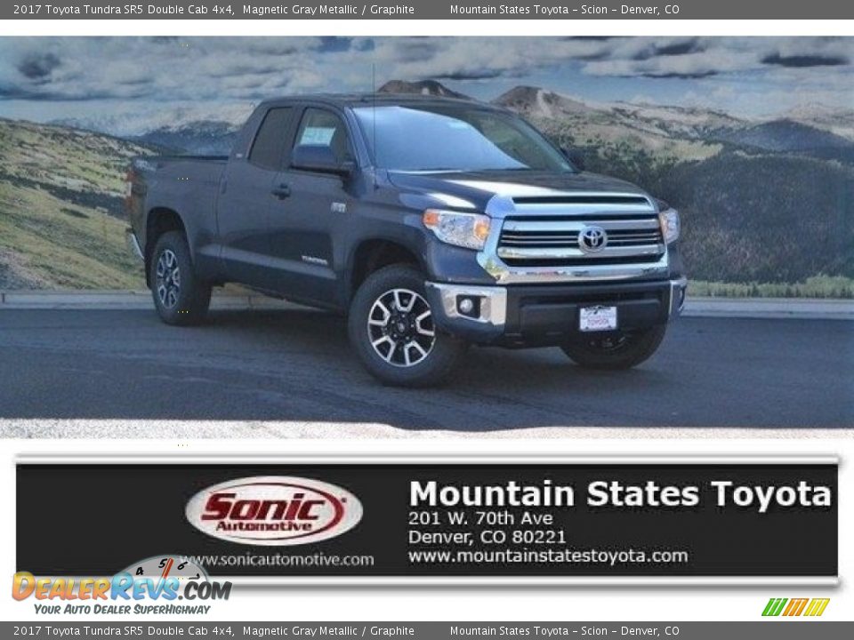 2017 Toyota Tundra SR5 Double Cab 4x4 Magnetic Gray Metallic / Graphite Photo #1