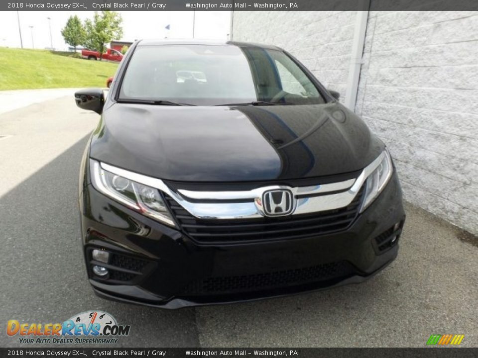 2018 Honda Odyssey EX-L Crystal Black Pearl / Gray Photo #4