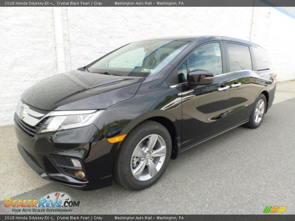 2018 Honda Odyssey EX-L Crystal Black Pearl / Gray Photo #5