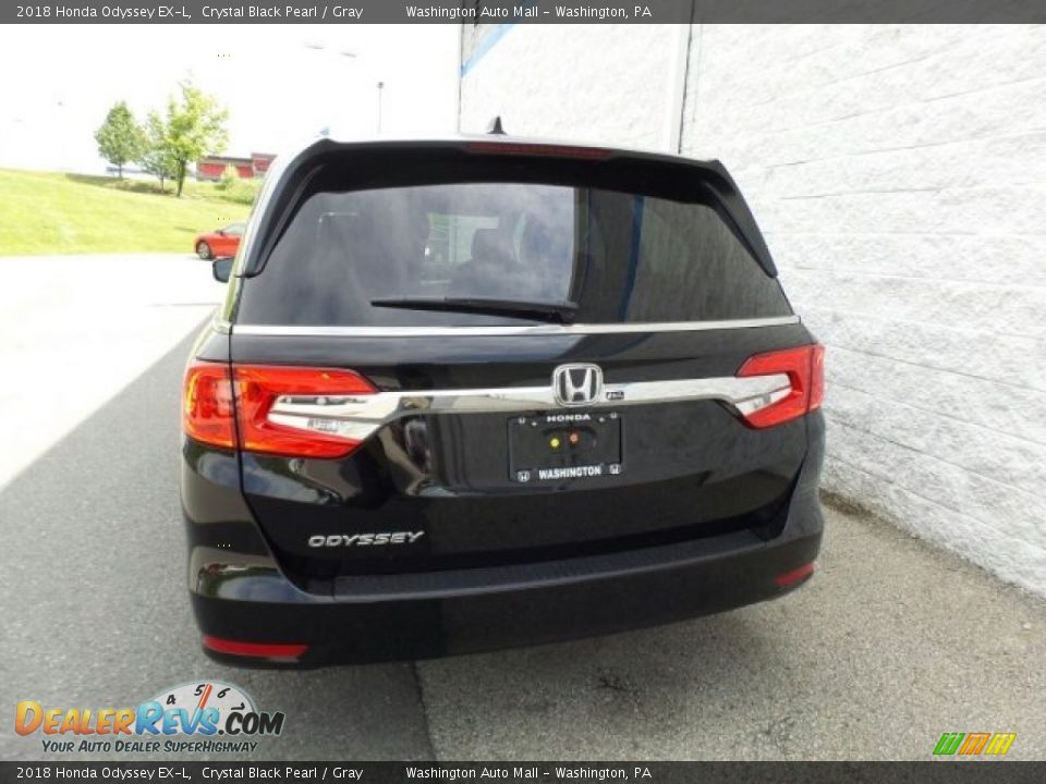 2018 Honda Odyssey EX-L Crystal Black Pearl / Gray Photo #7