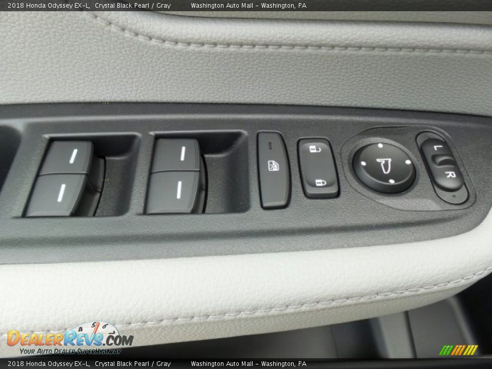 2018 Honda Odyssey EX-L Crystal Black Pearl / Gray Photo #9