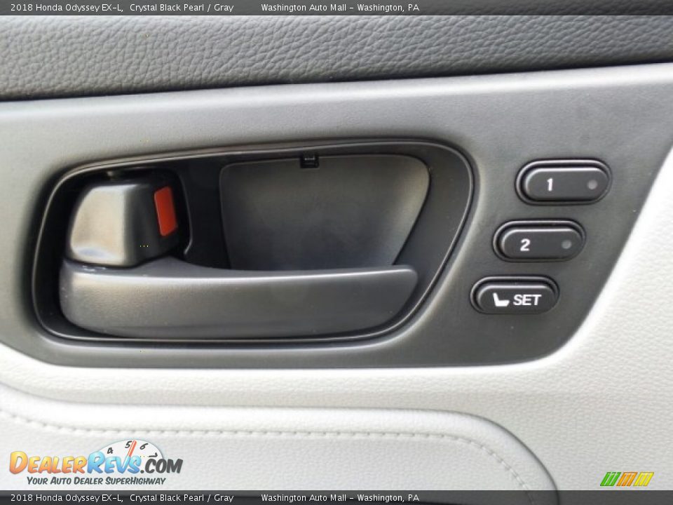 2018 Honda Odyssey EX-L Crystal Black Pearl / Gray Photo #10
