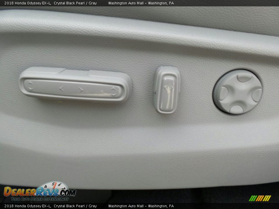 2018 Honda Odyssey EX-L Crystal Black Pearl / Gray Photo #11