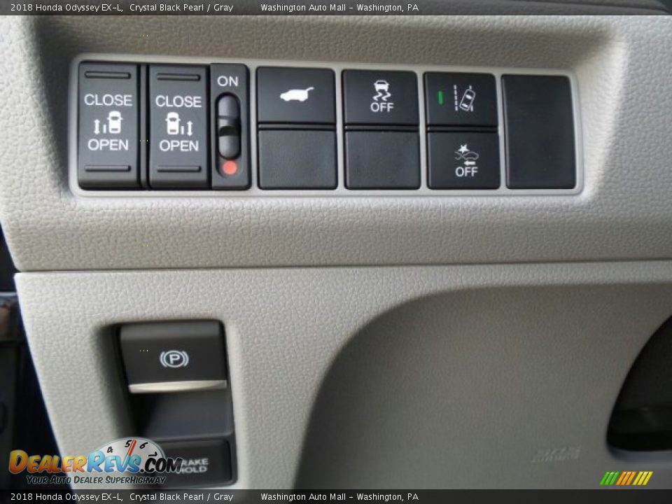 2018 Honda Odyssey EX-L Crystal Black Pearl / Gray Photo #12