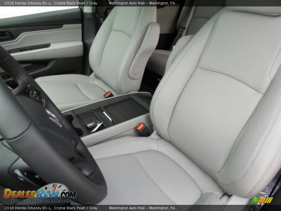 2018 Honda Odyssey EX-L Crystal Black Pearl / Gray Photo #15
