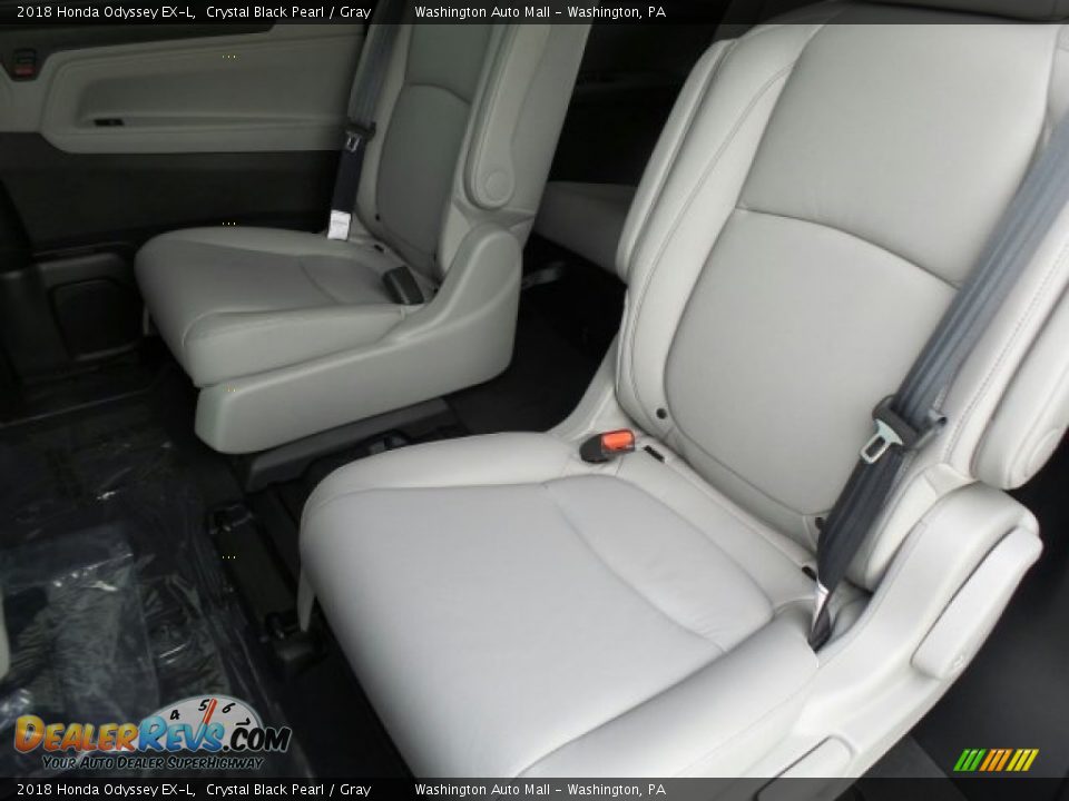 2018 Honda Odyssey EX-L Crystal Black Pearl / Gray Photo #16