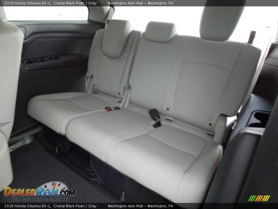 2018 Honda Odyssey EX-L Crystal Black Pearl / Gray Photo #17
