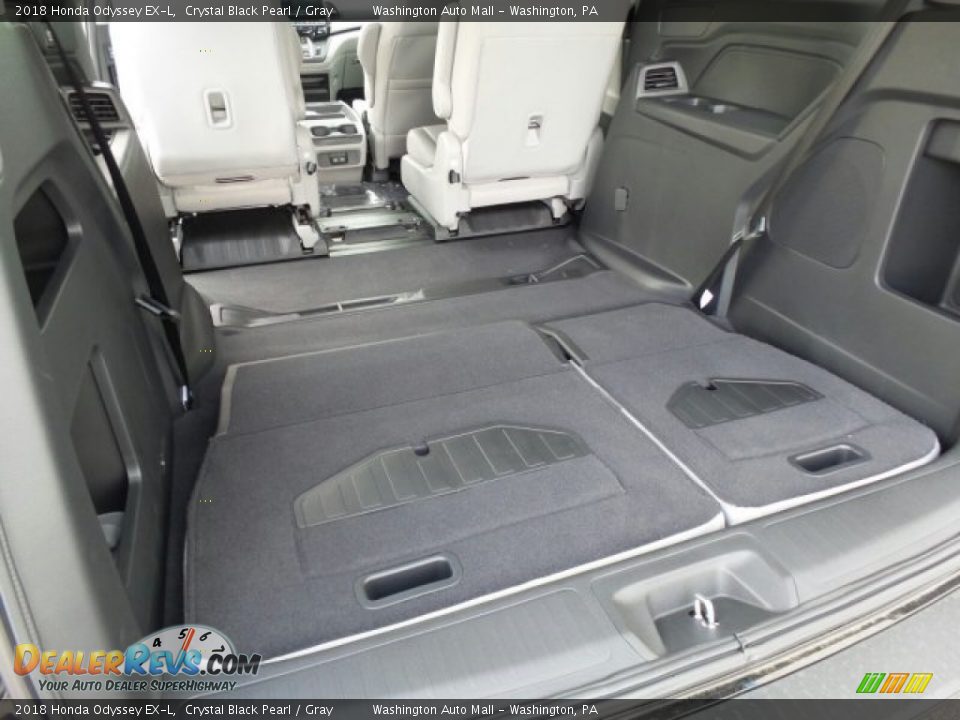 2018 Honda Odyssey EX-L Crystal Black Pearl / Gray Photo #18
