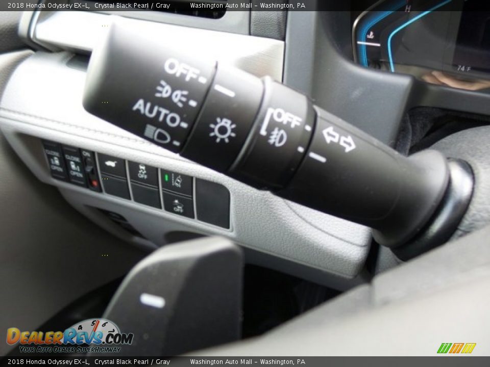 2018 Honda Odyssey EX-L Crystal Black Pearl / Gray Photo #21