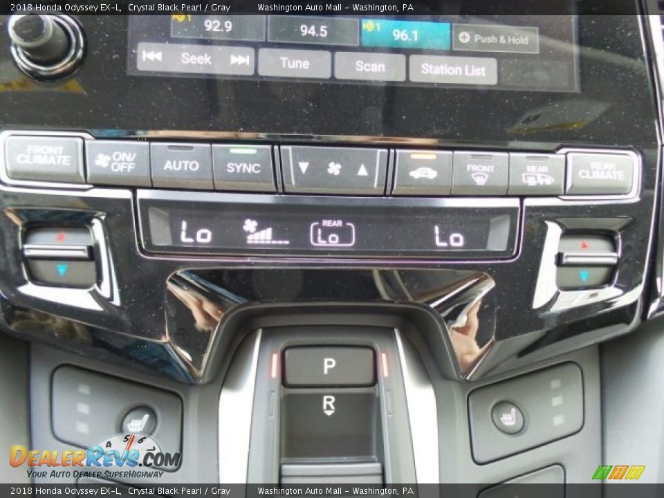 2018 Honda Odyssey EX-L Crystal Black Pearl / Gray Photo #27