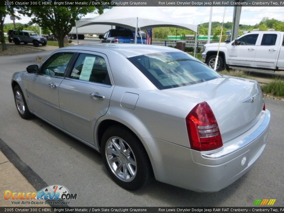 2005 Chrysler 300 C HEMI Bright Silver Metallic / Dark Slate Gray/Light Graystone Photo #7