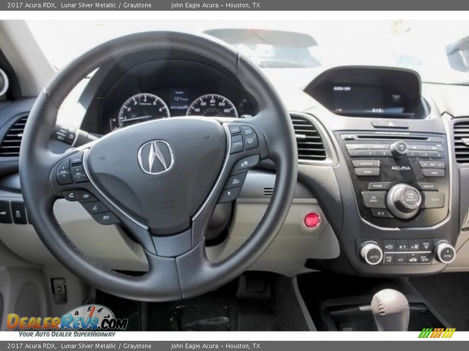 2017 Acura RDX Lunar Silver Metallic / Graystone Photo #9