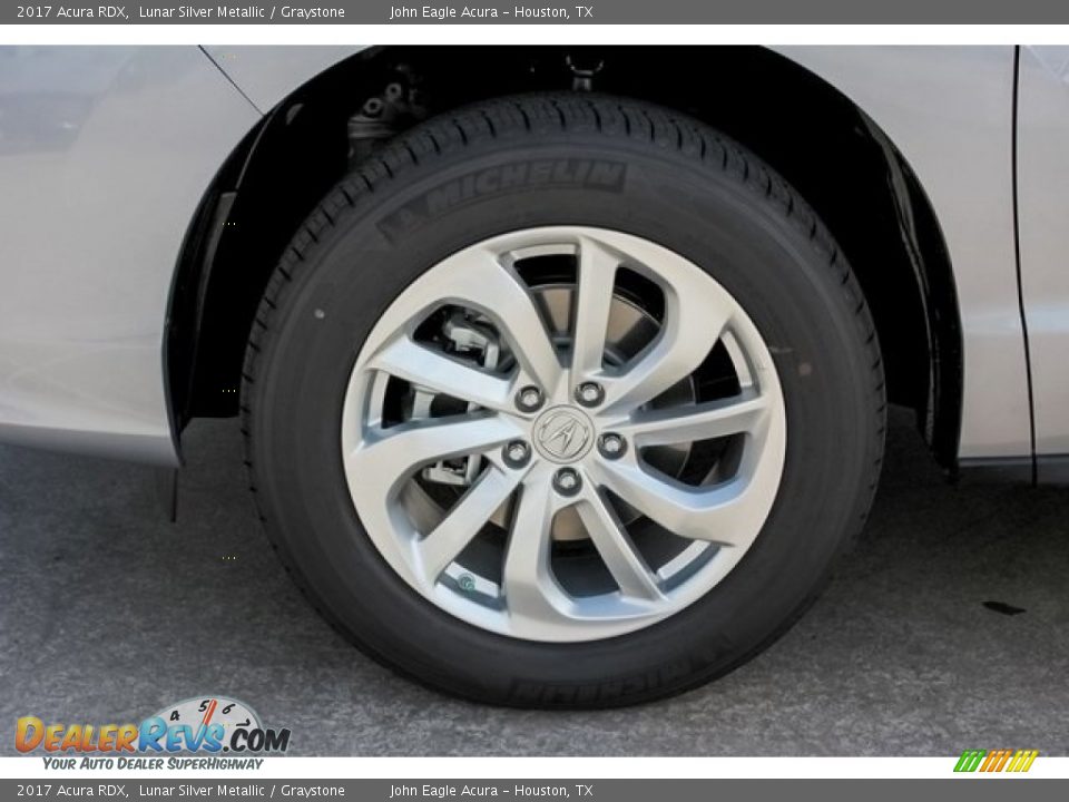 2017 Acura RDX Lunar Silver Metallic / Graystone Photo #10
