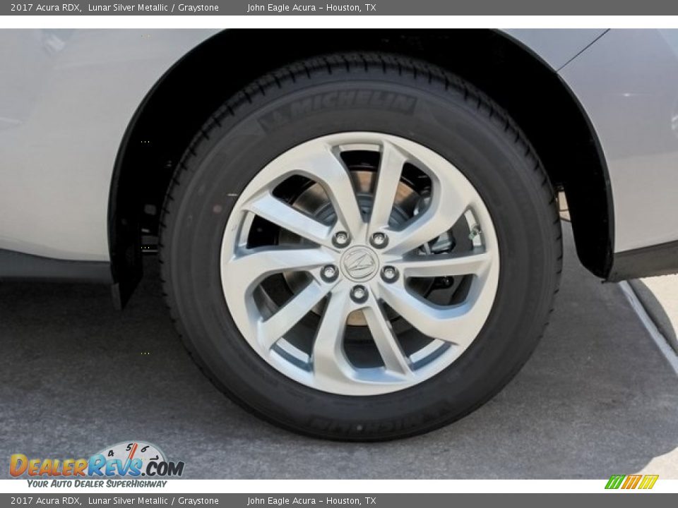 2017 Acura RDX Lunar Silver Metallic / Graystone Photo #11