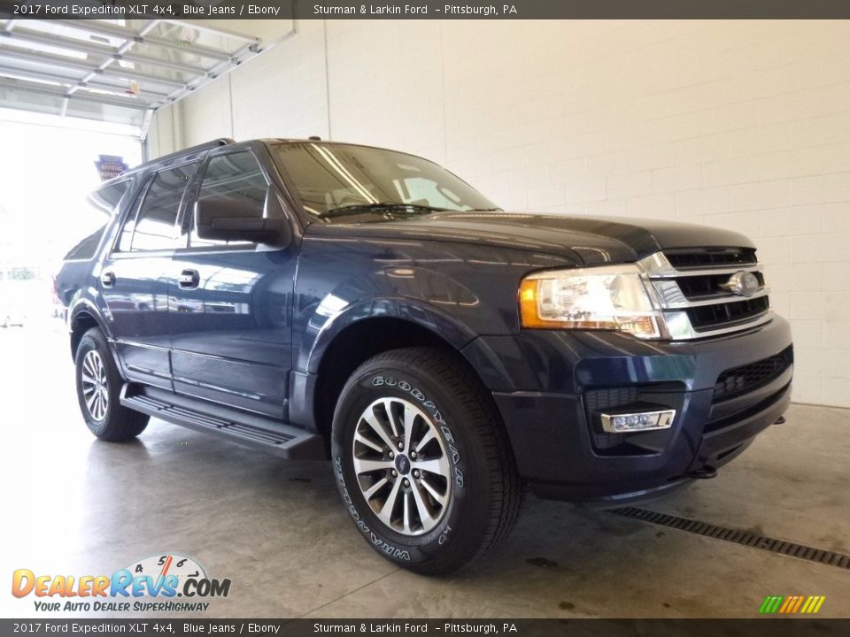 2017 Ford Expedition XLT 4x4 Blue Jeans / Ebony Photo #1