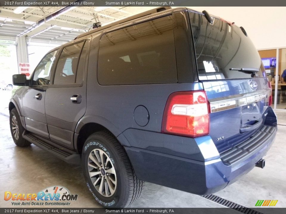 2017 Ford Expedition XLT 4x4 Blue Jeans / Ebony Photo #4