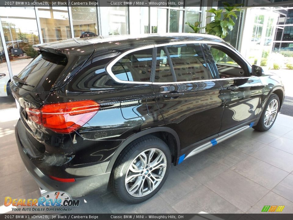 2017 BMW X1 xDrive28i Jet Black / Canberra Beige Photo #2