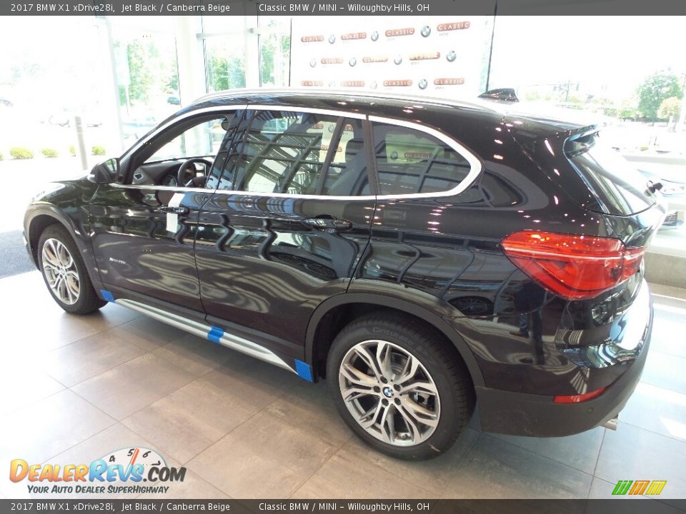 2017 BMW X1 xDrive28i Jet Black / Canberra Beige Photo #3